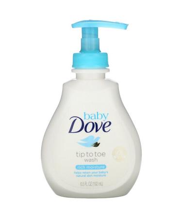 Dove Baby Tip to Toe Wash Rich Moisture 6.5 fl oz (192 ml)
