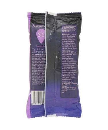 Summer's Eve Night-Time Lavender Cleansing Cloths - 32 Count for Refreshing Cleanliness - Buy Online on SooperMarket.com