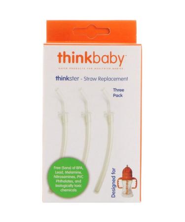 Thinkbaby Thinkster Straw Replacement 3 Pack | Eco-Friendly & Durable - Buy Online on SooperMarket.com
