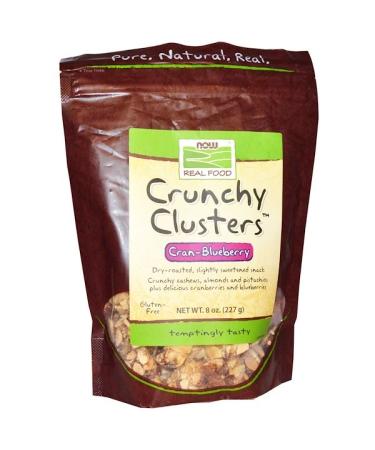 Now Foods Real Food Crunchy Clusters Cran-Blueberry 8 oz (227 g)