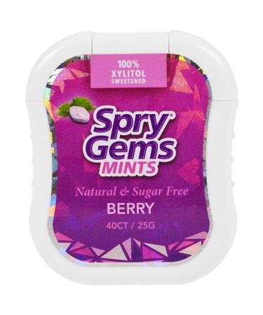 Xlear Spry Gems Mints Berry 40 Count 25 g