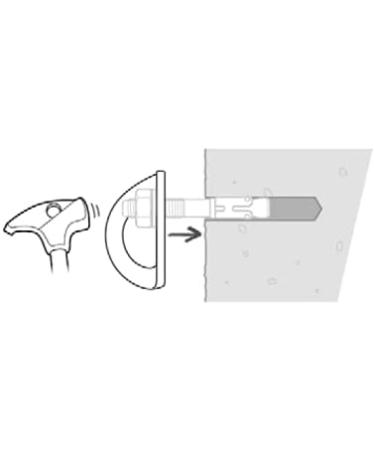 ISOP Climbing Anchor Bolt 2 Set - Expansion Bolt and Hanger FIXE for Rock Climbing - Buy Online on SooperMarket.com