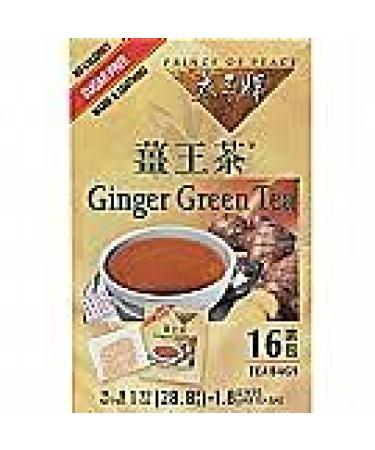 PRINCE OF PEACE GINGER GREEN TEA (16 tea bags 28.8g)