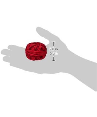 Lizbeth Egyptian Cotton Crochet Tatting Knitting Thread Size 10 - Red Burst | 25g 122yds - HH10147 - Buy Online on SooperMarket.com