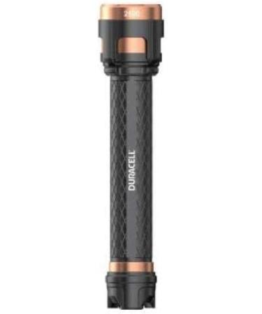 Duracell 2500 Lumens Variable Focus LED Flashlight with AA Batteries - Powerful Bright & Durable | International Shipping Available - Buy Online on SooperMarket.com