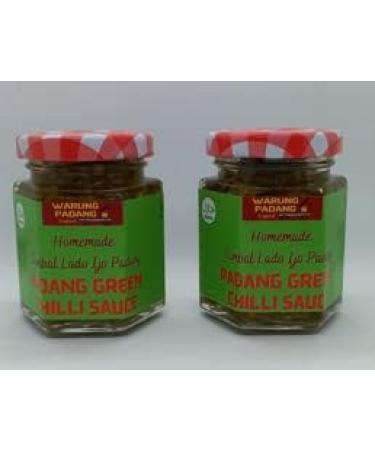 HOT-Padang Green Chilli Sauce/Sambal Lado Ijo 85g-NO PRESERVATIVE-HALAL(pack of 2) - Buy Online on SooperMarket.com
