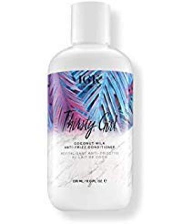 IGK THIRSTY GIRL Coconut Milk Anti-Frizz Conditioner | Softer + Smoother + Frizz-Free | Vegan + Cruelty Free | 8 Oz 8 Fl Oz (Pack of 1)