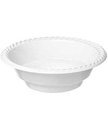 ProPack 1 50 Count Disposable Plastic 18 oz Heavy Weight Bowls - Ideal for Weddings, Parties, Office, School, Outdoor Events - White, Convenient for Take-out and Fast Food - Durable and Versatile (50 Bowls) - Buy Online on SooperMarket.com
