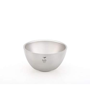 Keith Titanium Ti5354 Double-Wall Insulated Bowl -18.6 fl oz
