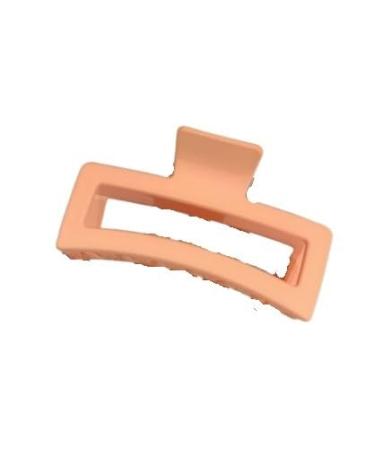 12.5CM Woman Extra Large Rectangle Hair Claw Barrettes Fashion Girl Hair Clips Hair Headwear Hair Accessories Korean Hairpins (Color : Light Orange Size : One size) One size Light Orange
