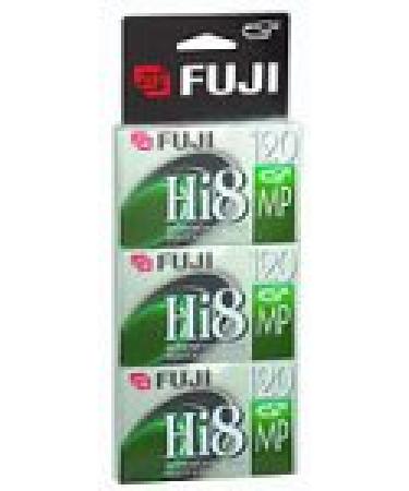 Fuji HI8MP3PK 3-Pack of 120-Min Hi-8 Tapes