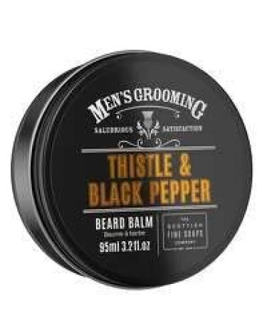 Men's Grooming by The Scottish Fine Soaps Company Thistle & Black Pepper Beard Balm 95ml