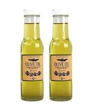 Care Samaritan Extra Vergine Olive Oil 92ml (Pack Of 2) | Cold-Pressed and Pure | Versatile Kitchen Companion | Ear Health Support | Culinary Versatility | Imported Italian Quality