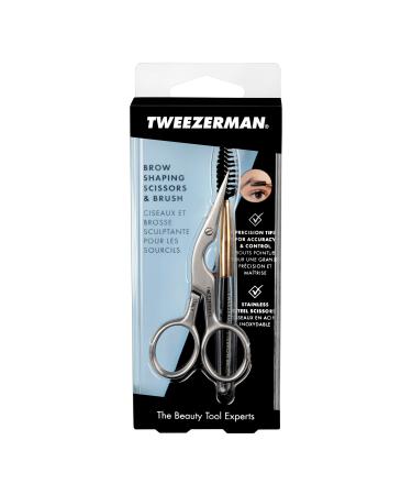 Discover Tweezerman Eyebrow Shaping Scissors and Brush - Elevate Your Style Instantly! - Buy Online on SooperMarket.com