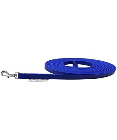 Buy Drag Line Biothane Dog Leash for Small Dogs | 9mm 3m/10m/15m Options | 1.30m Hand Loop-Free Blue - International Shipping Available - Buy Online on SooperMarket.com