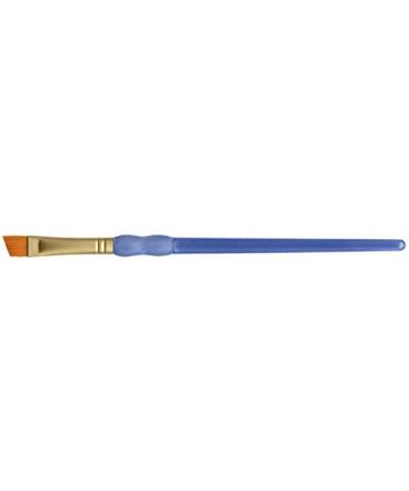ROYAL BRUSH Crafter's Choice Taklon Angular Brush, 3/8-Inch, Gold