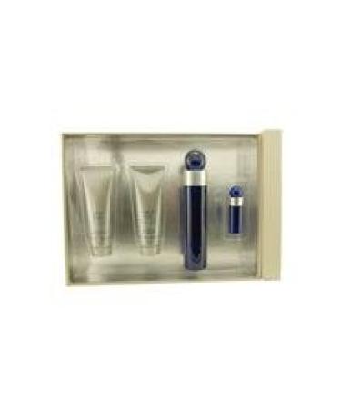 Perry Ellis 360 Blue Men Giftset (Eau De Toilette Spray After Shave Balm Shower Gel Eau De Toilette Spray)
