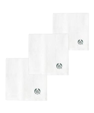 The Body Shop Muslin Cloth for Face Cleansing Make up remover Cleanse face Skin (3 pieces)