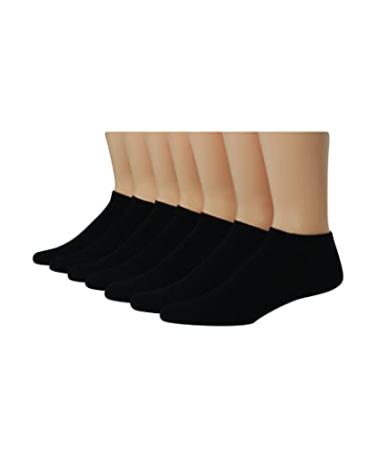 Hanes Men's X-temp Cushioned No Show Socks (Pack of 12 Pairs) 6-12 Black