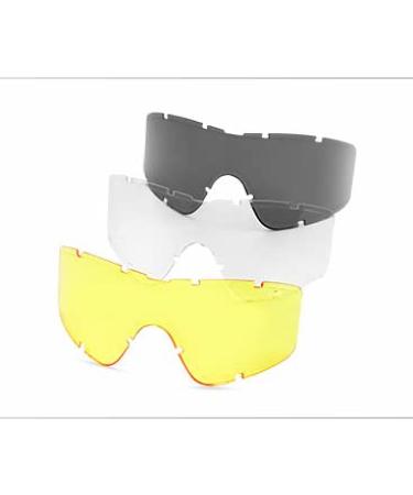 Tactical Goggles Replacement Lens Compatible with ESS Profile Series Goggles and Xaegistac Airsoft Goggles