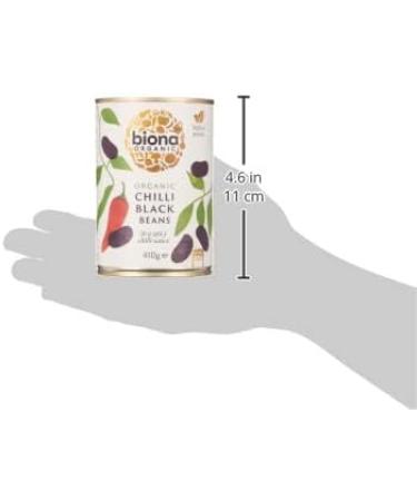 Biona Organic Chilli Black Beans 410g - Buy Online on SooperMarket.com
