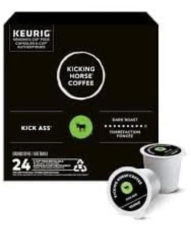 Kicking Horse Kick Ass Dark Roast K-Cup Coffee Pods 96 Count - Buy Online on SooperMarket.com