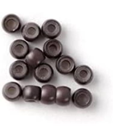 Vlasy Silicone Lined Nano Rings Beads for Hair Extensions - Brown (600pcs) - Buy Online on SooperMarket.com