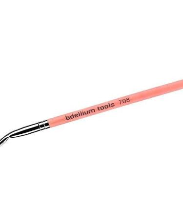 Bdellium Tools Pink Bambu Bent Eyeliner Brush 708 - Precision Eye Makeup Tool - Buy Online on SooperMarket.com