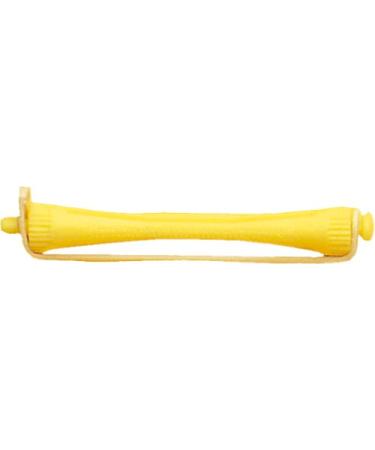 Fripac-Medis permanent wave rollers FPS5 bag of 12 pieces diameter 8 mm yellow Yellow 12 pieces (1 pack)