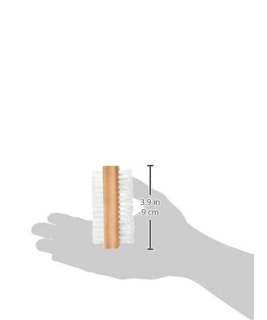 Double-Sided Wood Nail Brush | Premium Quality & Eco-Friendly - Ideal for Perfect Grooming - Buy Online on SooperMarket.com
