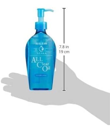 Senka Cleansing Oil ALL Clear - 230ml Makeup Remover for Face & Waterproof Mascara - Imported from Japan - Buy Online on SooperMarket.com