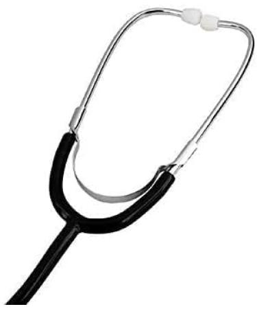 Valuemed Pro Double Dual Head Black Tube Stethoscope - Ideal for Doctors, Nurses, EMTs, and Vets - Medical Health Care Equipment in Black - Buy Online on SooperMarket.com