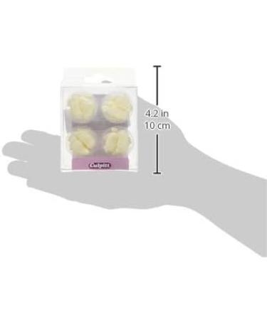 12 White Pairs of feet cake sugar decorations - Buy Online on SooperMarket.com