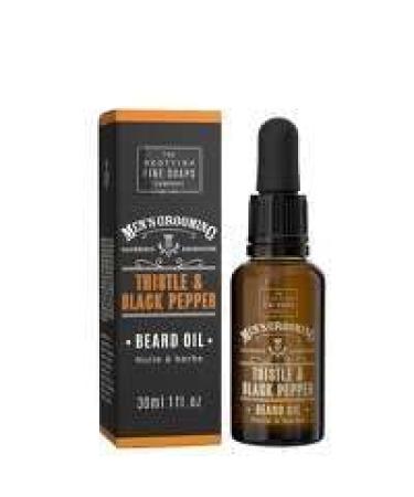 Men's Grooming by The Scottish Fine Soaps Company Thistle & Black Pepper Beard Oil 30ml