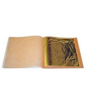 Gold Leaf Sheets 999/1000 Real Gold : 100 Gold Leaf Sheets