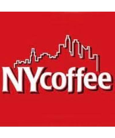 NY 3-in-1 White Coffee Sachets Individually Wrapped with Sugar 10 x 14g Bundle with Black Refillable Cannister and Latte Spoon Set for Home Desk or Travel - Buy Online on SooperMarket.com