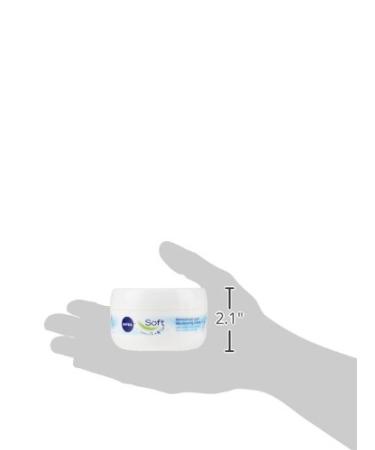 NIVEA Soft Moisturizing Cream 6.8 Oz - Enriched with Jojoba Oil & Vitamin E | Best Face & Body Moisturizer - International Shipping Available - Buy Online on SooperMarket.com