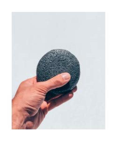 Buy Volcano Konjac Sponge - 7.5 cm Black | Eco-Friendly Facial Cleanser for All Skin Types - Fast International Shipping! - Buy Online on SooperMarket.com