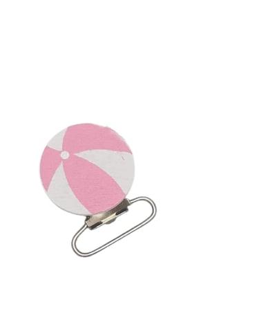 knbo 1 x Clip Baby Ball 3.0 cm pink for pacifier chains suspenders pendants and much more NEW & OVP