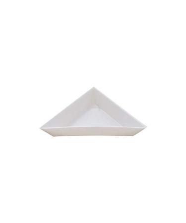 5pcs Plastic Triangle Rhinestone Nail Art Storage Box - Glitter Cup Holder Tray for Easy Organization | International Shipping Available - Buy Online on SooperMarket.com