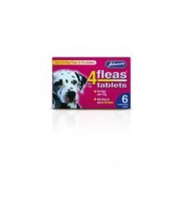 Johnsons 4fleas Large Dog Tabs 6pk