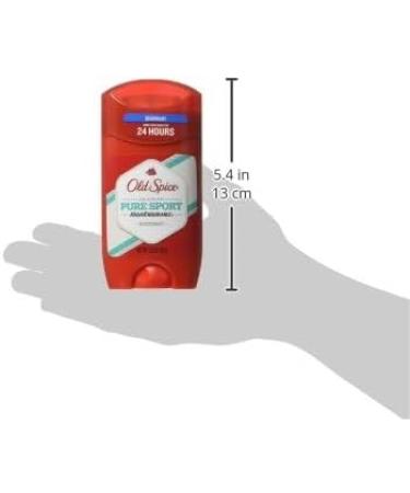 Old Spice High Endurance Pure Sport Deodorant for Men 3 oz Twin Unscented 3 Ounce (Pack of 2) - Buy Online on SooperMarket.com