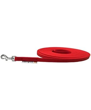 Buy Red Biothane Dog Leash for Small Dogs - 9mm 3m 5m 10m 15m | Durable & Waterproof - Buy Online on SooperMarket.com