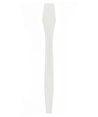 White Large Cosmetic Spatula - 13 cm | Kosmetex 5 Pack | Ideal for Skincare & Beauty - Buy Online on SooperMarket.com