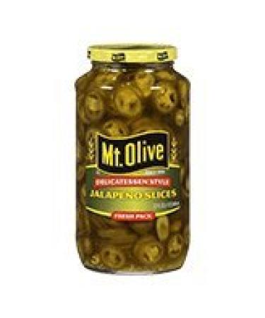 Mt. Olive Jalapeno Slices, 32 fl oz