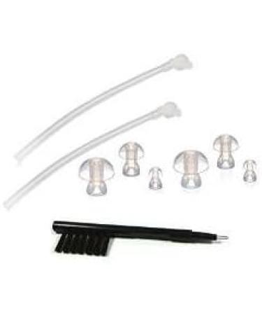 Hiibaby 2 x Sound Tubes + 6 x Ear Plugs/Pieces/Domes + 3in1 Hearing Aids Cleaning Tool - Buy Online on SooperMarket.com