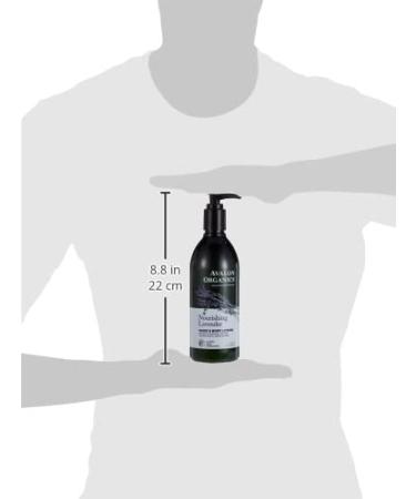 Avalon Organics Nourishing Lavender Hand & Body Lotion 12 oz - Hydrating Formula - Buy Online on SooperMarket.com