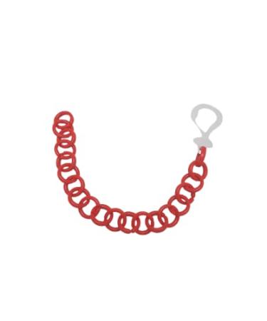 knbo pacifier chain blank chain ring accessories pacifier chain accessories red NEW & OVP