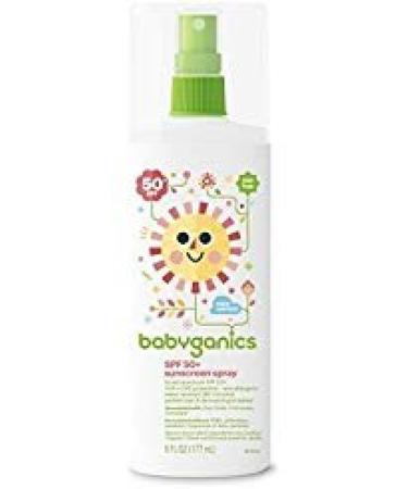 Babyganics Sunscreen Spray 50 SPF, 6oz, Packaging May Vary