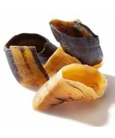 CALVES HOOVES (EMPTY) DOG PET TREAT NATURAL HEALTHY PACK OF 10 25 50 OR 100 HOOVES (X25 HOOVES)